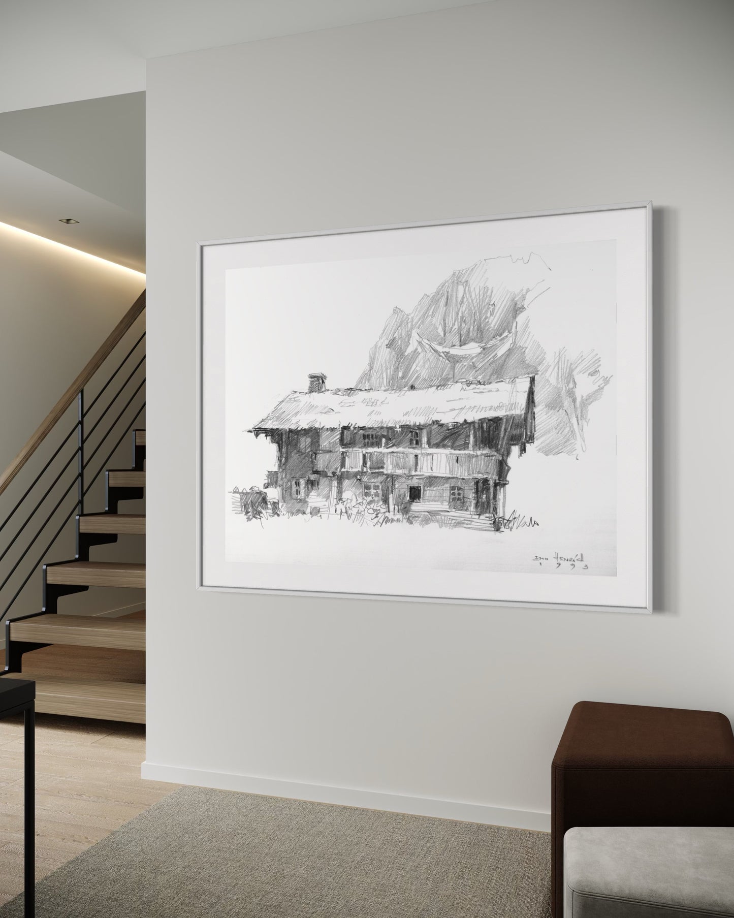 Stablehaus Mit Berg